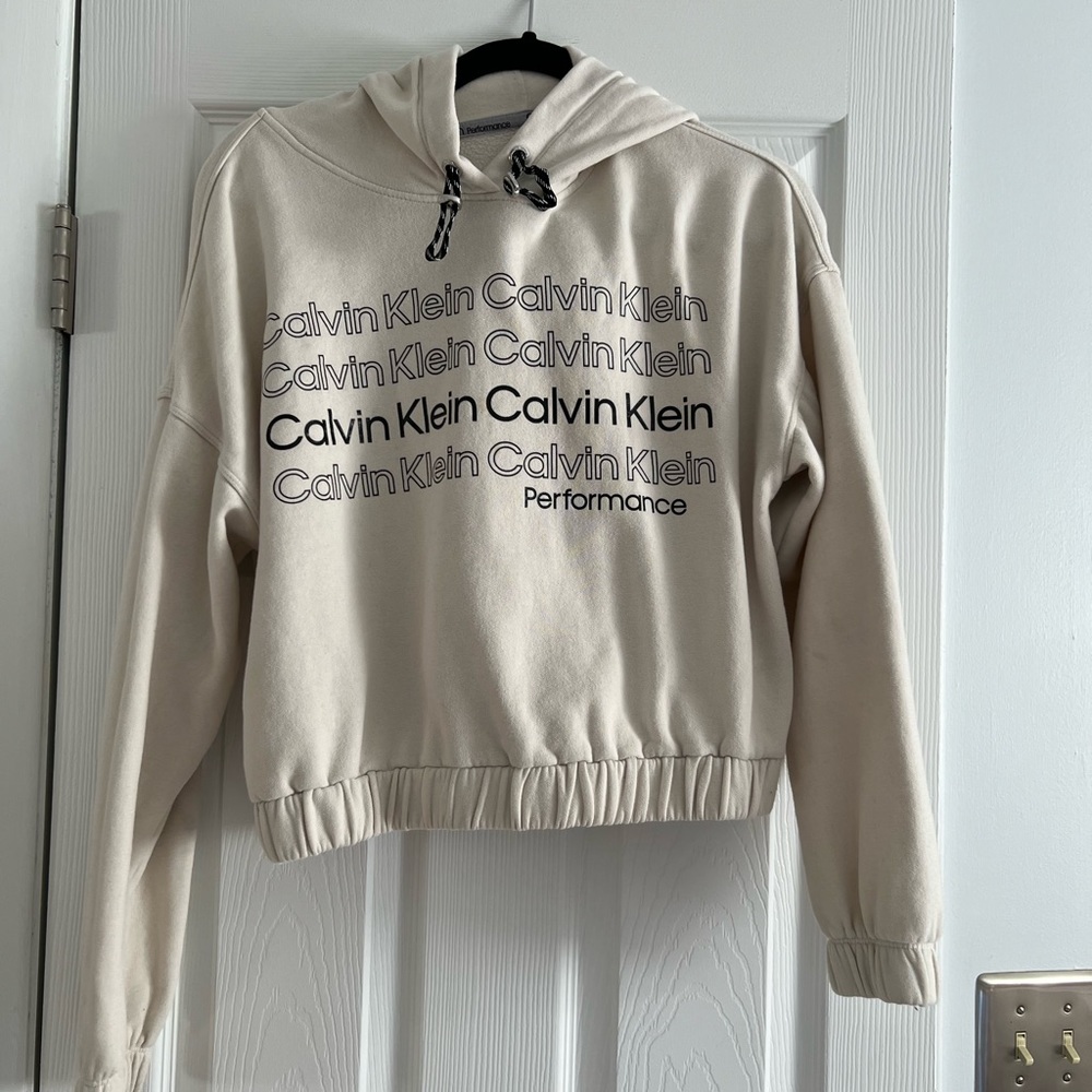 Calvin Klein Performance- Cropped Medium Hoodie - image 1